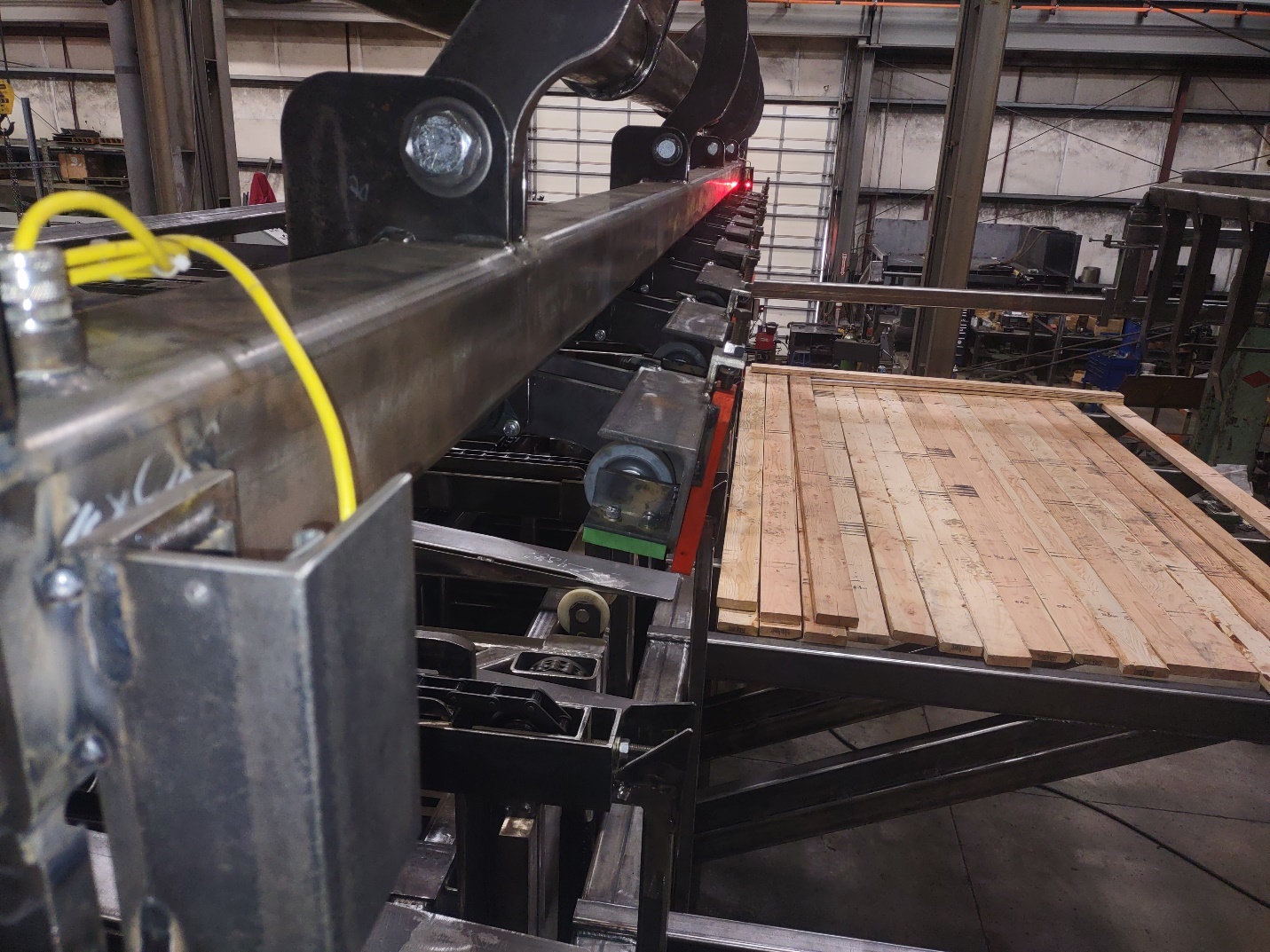 Overhead Rake-Off Crash Detection laser