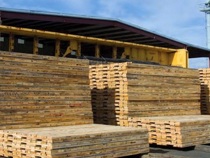 Beasley Forest Products twin VPG stackers in Hazlehurst, GA